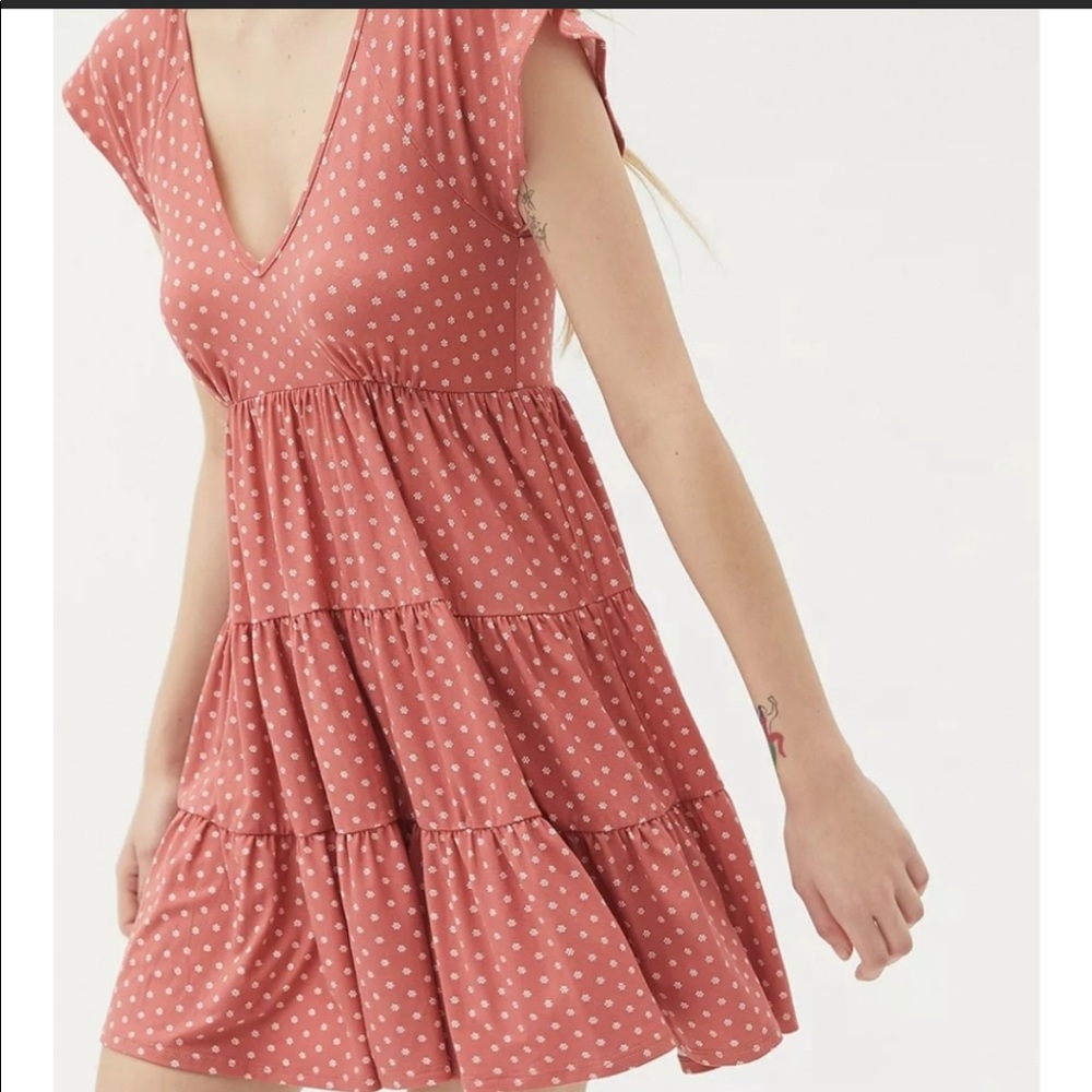 Urban outfitters tiered floral dress